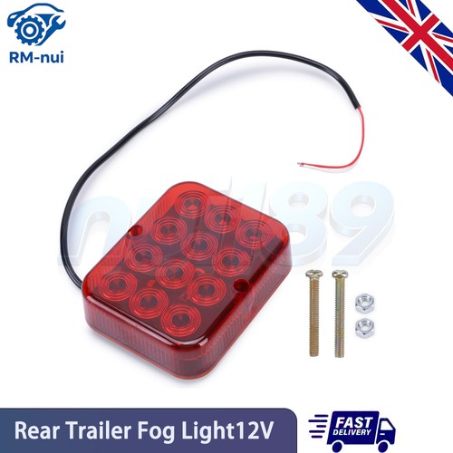 Led rear trailer fog - led, light