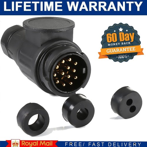 Pin trailer caravan plug - 13,