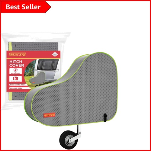 Caravan hitch cover with - caravan,