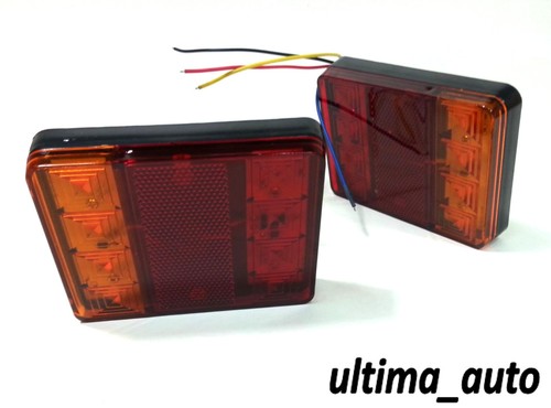 Led rear tail lights pair - tail,