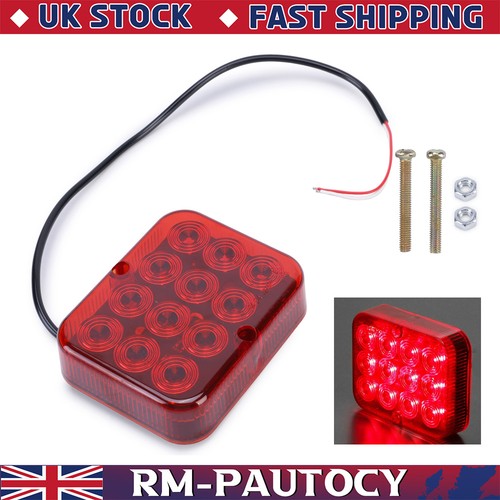 Red led rear trailer fog - rear,